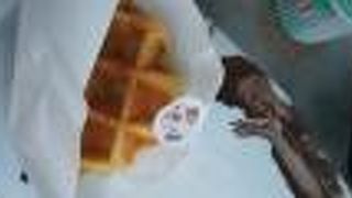 メープルのワッフル