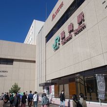 西口の景観です。