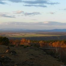 パノラマビューの美瑛原野