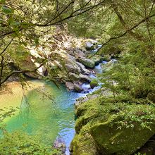 清流が続きます