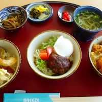 ホテル内レストランでのランチ（丼スペシャル）です。