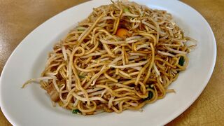 全国的に有名になった「パリパリ」食感焼きそば！美味しい。