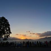 雲海や日の出を見るために早朝行く価値あり