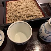 食べ応えがある蕎麦