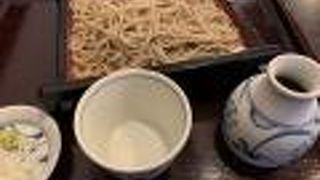 食べ応えがある蕎麦