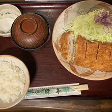 上ヒレカツ定食