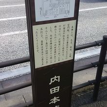 駅前の交差点にこの本陣の碑がありました。