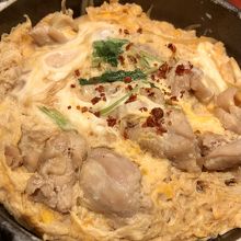 唐辛子をかけて…いただく