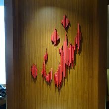 サクララウンジのオブジェ