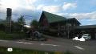 車窓からだがはっきりと見えた