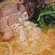 家系ではないラーメン店