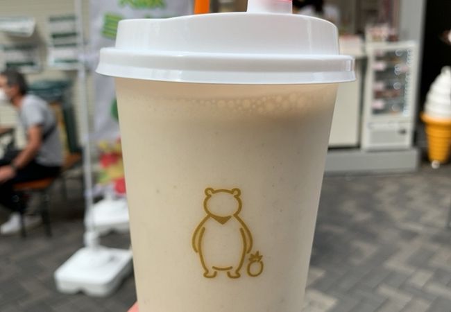 流行りのバナナジュースが美味しかったです!　タピオカドリンクもあります