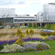 まちなかが直ぐに在るガーデン