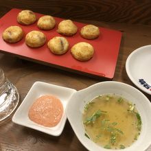 味変で明太マヨネーズも。