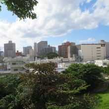 那覇市街が見えます