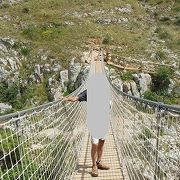 吊り橋を渡ってムルジャ・マラテア公園までトレッキング