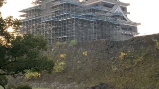 熊本城の現在の修復状況を確認