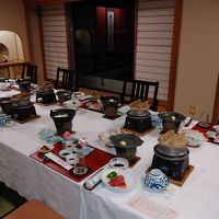 宴会のお食事。