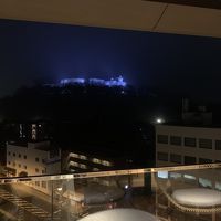 津山城跡が一望できます。