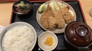 揚げたてのフライ美味しかったです