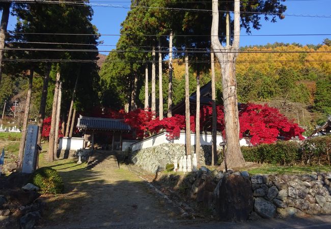 清水寺(若穂保科)の紅葉と、京都の清水寺に似た観音堂は素晴らしかったです
