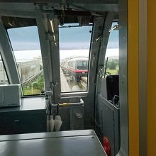 一番前の席が眺めがよい