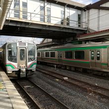 郡山駅のE721系です。