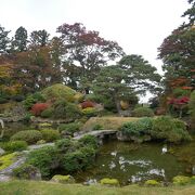 見事な日本庭園