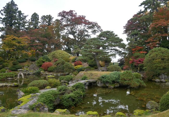 見事な日本庭園