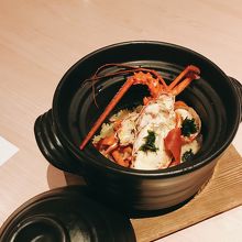 イセエビ釜炊きご飯　懐石「匠」に追加2,420円、