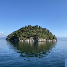 船からの竹生島