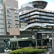 京都駅のバス乗場