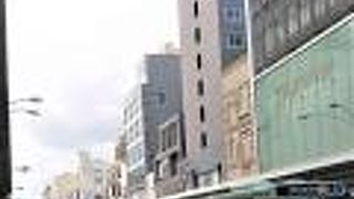 京都市内のメインストリートのひとつ