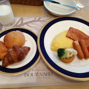 朝食でいただきました
