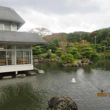 佐渡歴史伝説館の庭園