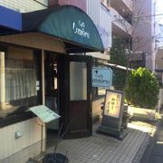 川越の小さな喫茶店