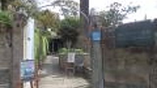 ２階からの眺めがいい感じ