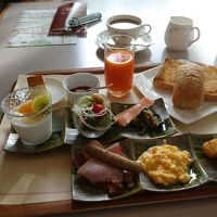 上品な朝食セット