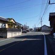 東海道見附宿と御油宿を結ぶ脇街道