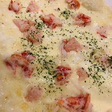 カニのピザ　必ずいただきます(^o^)