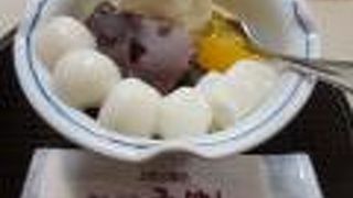 白玉クリームあんみつ