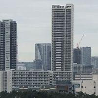 私たちのお部屋からは遠くに東京タワーが見えた