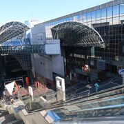 京都駅上空にある通路