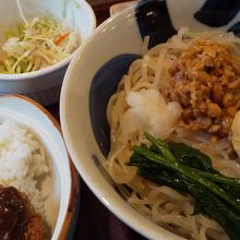 なっとうそばセット