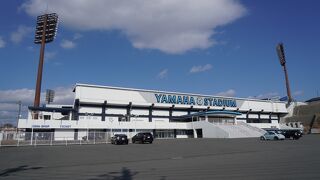 ヤマハスタジアムのロゴが美しくて