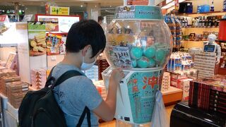 お土産店、レストランが充実している