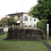 前橋城の貴重な遺構のひとつ