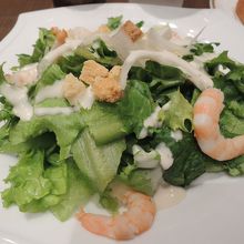 追加のシーザーサラダ　新鮮でおいしい