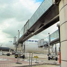 AF羽田便　E38より搭乗