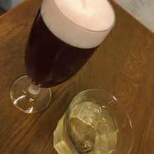 カシスビールとワイン